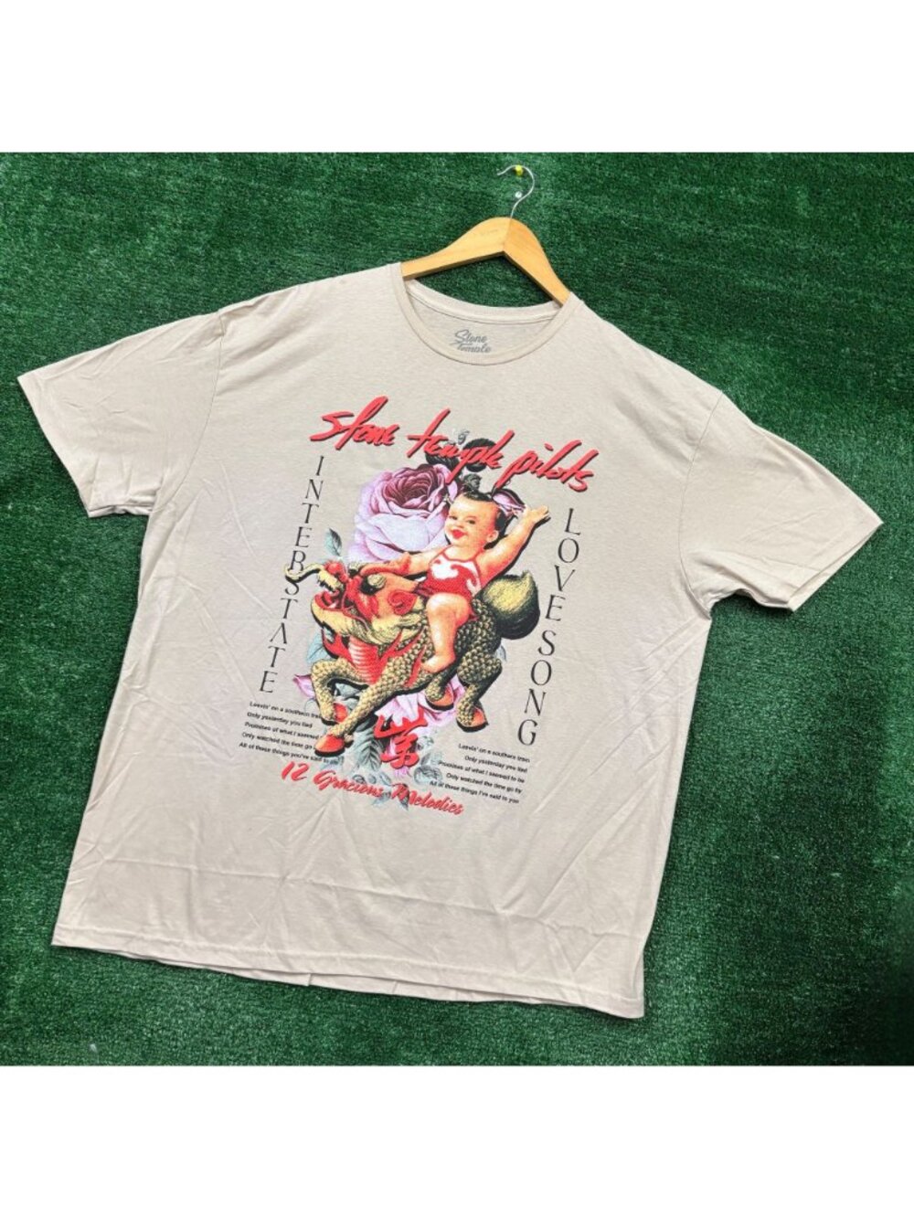 Stone Temple Pilots Purple Interstate Love Song Rock Band T-Shirt Size 2XL - Picture 3 of 4